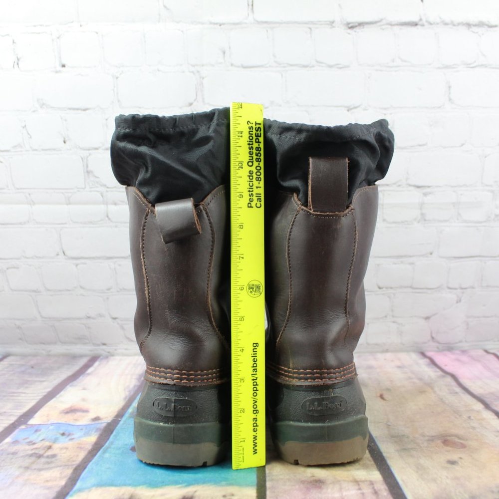 LL BEAN Warm Calf Height Duck Boot Size 10 M - Picture 7 of 9